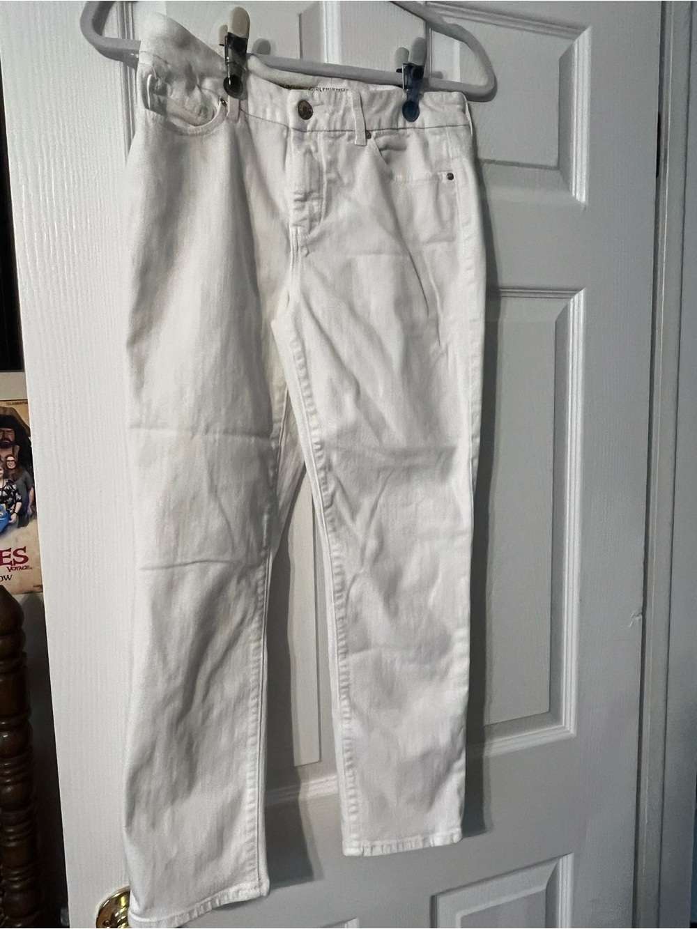 Chico's women’s  White Slim Straight Jeans size 2